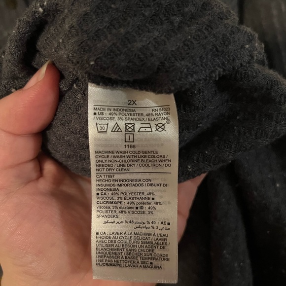 Old Navy Waffle Knit Sweater 2xl - Picture 3 of 3